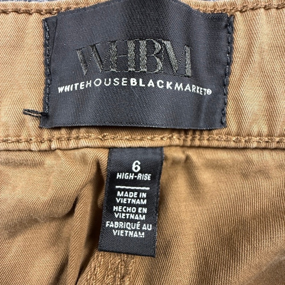 White House Black Market Slim Ankle Pret A Jet High Rise Utility Pants Size 6 - Picture 3 of 13